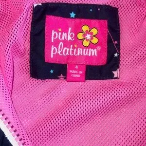 Pink Platinum Jackets Coats Pink Platinum Nylon Hooded Zip